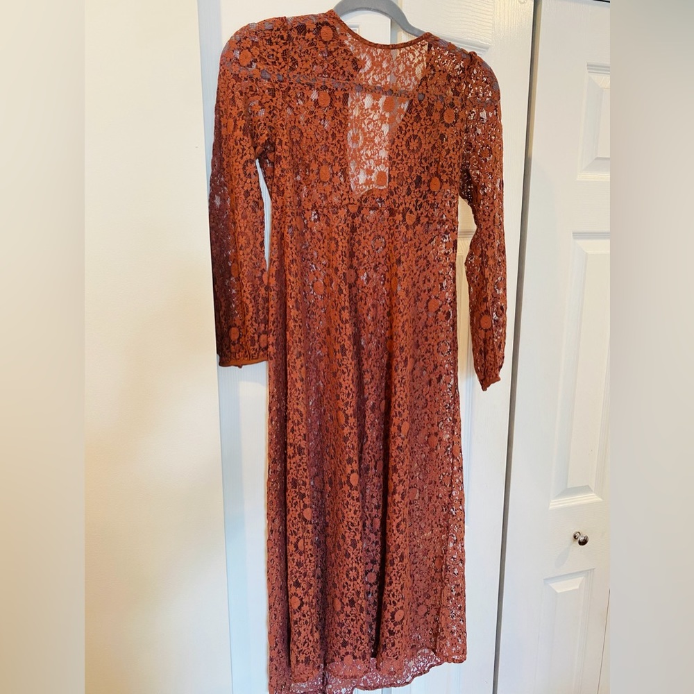 Zara nude dress size small